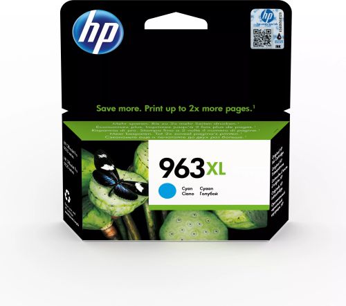 Vente HP 963XL High Yield Cyan Original Ink Cartridge au meilleur prix