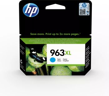 Vente Cartouches d'encre HP 963XL High Yield Cyan Original Ink Cartridge sur hello RSE