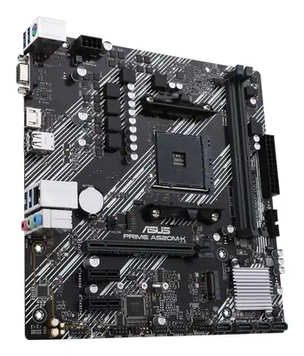 ASUS PRIME A520M-K AMD A520 Emplacement AM4 micro Asus - visuel 1 - hello RSE - Ce petit rien qui fait toute la différence
