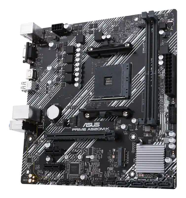 ASUS PRIME A520M-K AMD A520 Emplacement AM4 micro Asus - visuel 1 - hello RSE - Des slots PCIe renforcés qui protègent contre les risques de dommages
