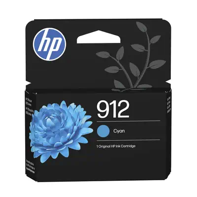HP 912 Cartouche d'encre cyan authentique - Cartouches d'encre - visuel 1