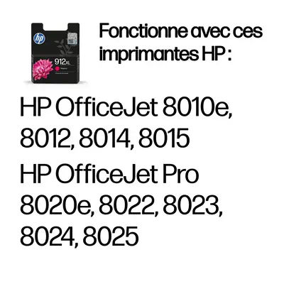 912XL Cartouche d'encre magenta authentique, grande capacité - HP - Cartouches d'encre - visuel 1