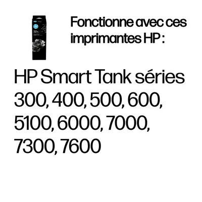 Bouteille d'encre noire authentique HP 32XL (135 ml) - Toner - visuel 2