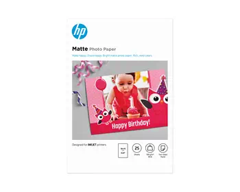 Papier photo mat HP - 25 feuilles/10 x 15 cm meilleur prix