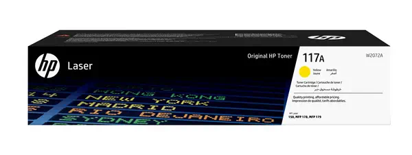 Cartouche de toner laser authentique HP 117A, jaune - Toner - visuel 7