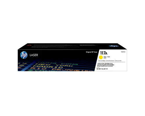 Cartouche de toner laser authentique HP 117A, jaune - Toner - visuel 3