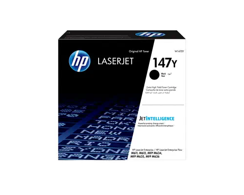 Toner noir extra grande capacité HP LaserJet authentique 147Y - visuel 1