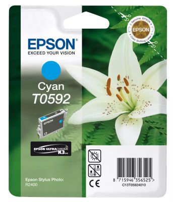 Vente EPSON T0592 cartouche d encre cyan capacité standard Epson au meilleur prix - visuel 2