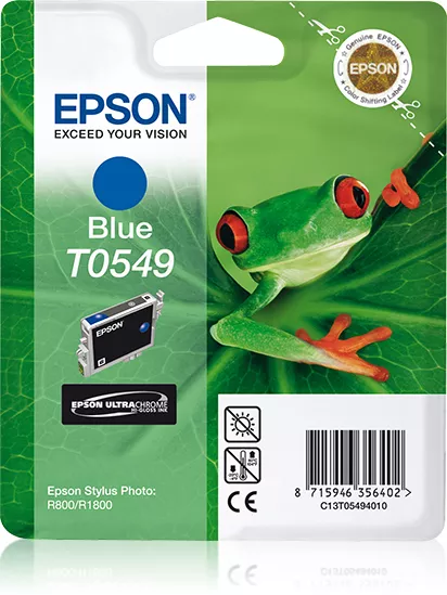 Revendeur officiel Cartouches d'encre EPSON T0549 cartouche dencre bleu capacité standard 13ml