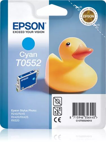 Revendeur officiel EPSON T0552 cartouche d encre cyan capacité standard 8ml