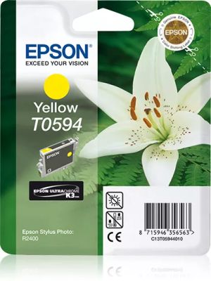 Revendeur officiel Cartouches d'encre EPSON T0594 cartouche d encre jaune capacité standard