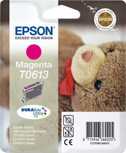 Revendeur officiel Cartouches d'encre EPSON T0613 cartouche d encre magenta capacité standard