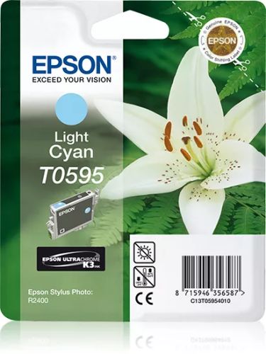 Vente EPSON T0595 cartouche d encre cyan clair capacité standard au meilleur prix