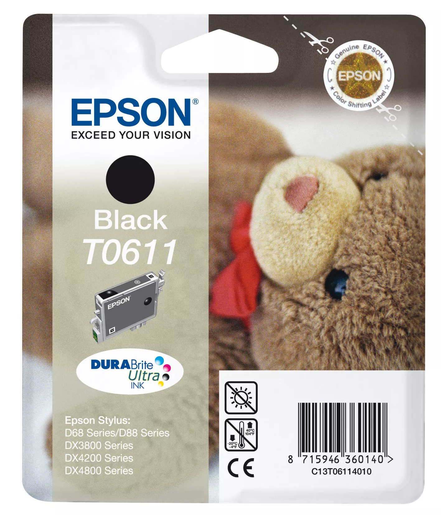 Vente EPSON T0611 cartouche d encre noir capacité standard Epson au meilleur prix - visuel 2