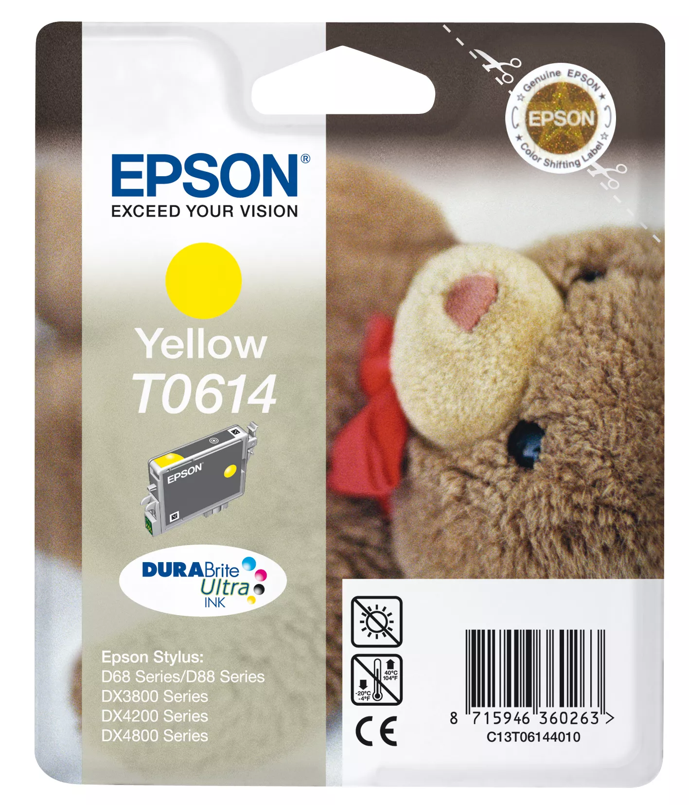 Vente EPSON T0614 cartouche d encre jaune capacité standard Epson au meilleur prix - visuel 2