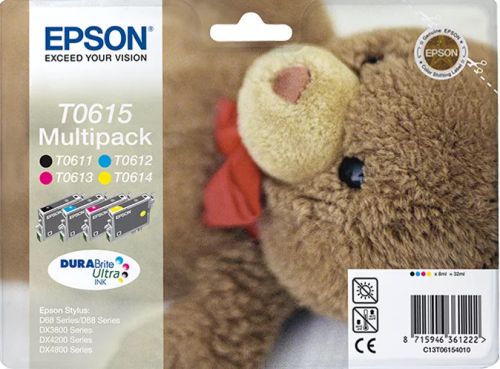 Achat EPSON T0615 cartouche d encre noir et tricolore capacité et autres produits de la marque Epson