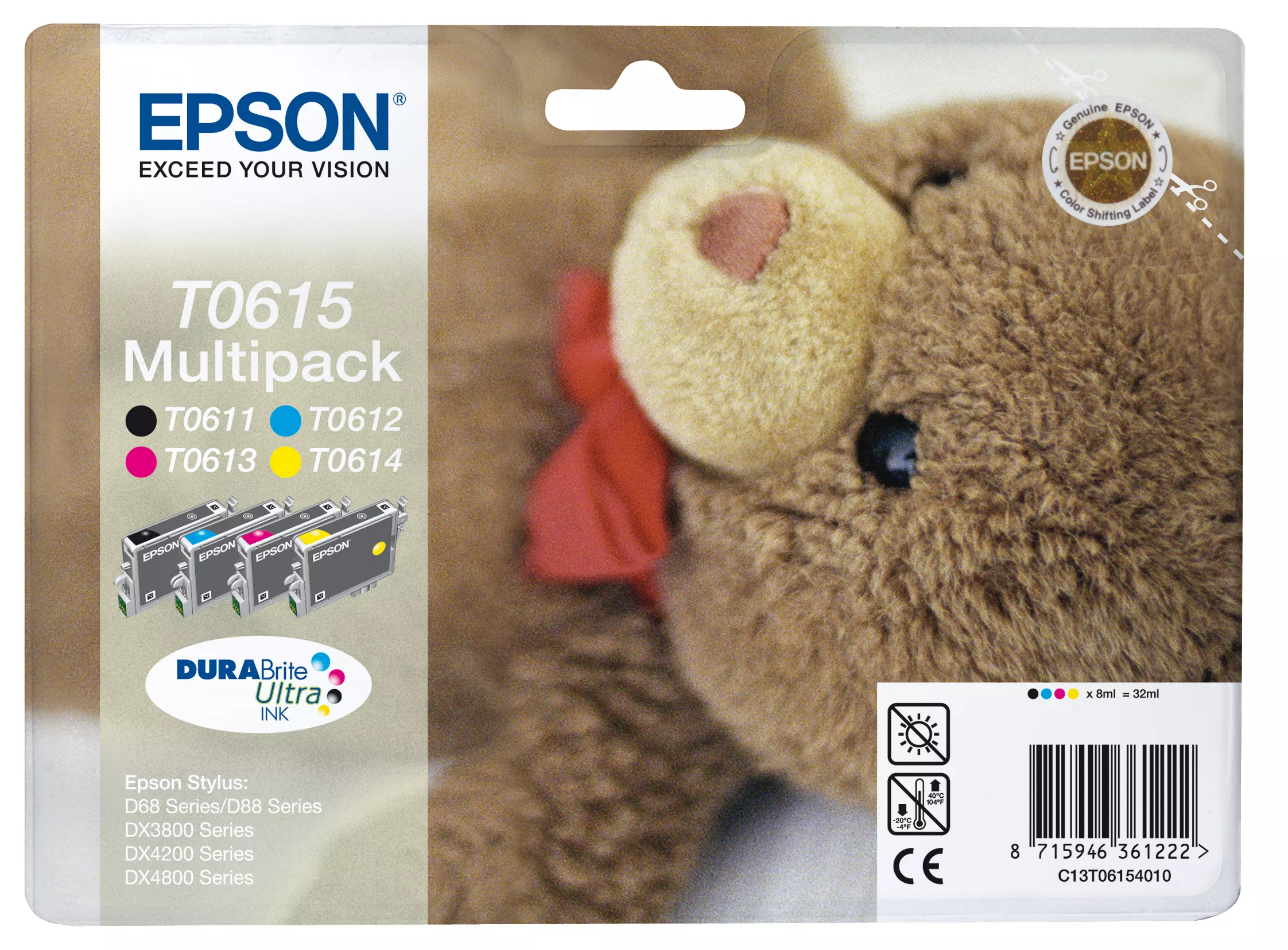 Vente EPSON T0615 cartouche d encre noir et tricolore Epson au meilleur prix - visuel 2