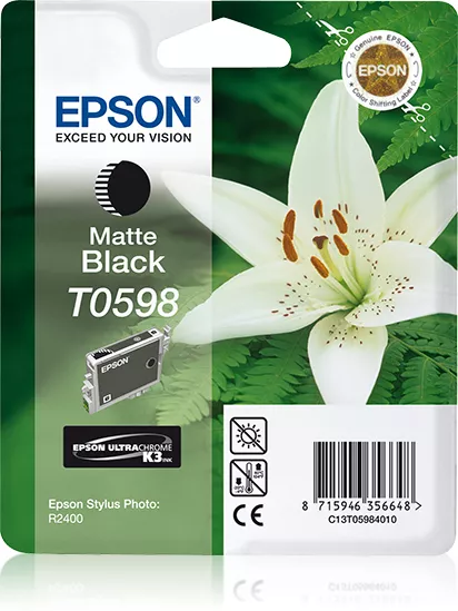 Vente Cartouches d'encre EPSON T0598 cartouche d encre noir mat capacité standard