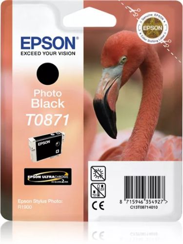 Vente Cartouches d'encre EPSON T0871 cartouche d encre photo noir capacité standard