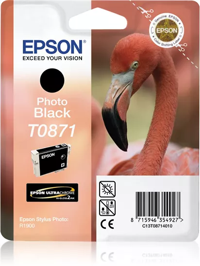 Achat EPSON T0871 cartouche d encre photo noir capacité standard au meilleur prix