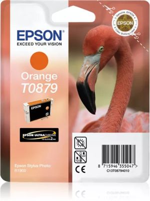 Achat Cartouches d'encre EPSON T0879 cartouche d encre orange capacité standard 11