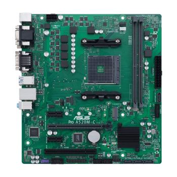 Vente Carte mère ASUS PRO A520M-C/CSM AM4 mATX MB AMD A520 business motherboard with