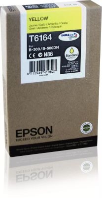 Revendeur officiel Cartouches d'encre EPSON T6164 cartouche de encre jaune capacité standard 53ml pack de 1