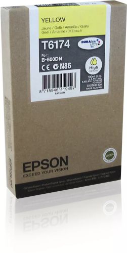 Revendeur officiel EPSON T6174 cartouche de encre jaune haute capacité 100ml