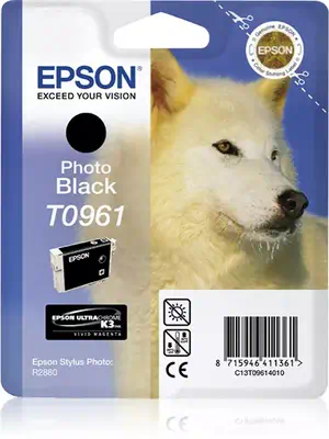 Vente EPSON T0961 cartouche photo noir capacité standard 11.4ml au meilleur prix