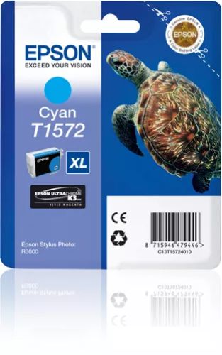 Achat EPSON T1572 cartouche de encre cyan capacité standard 1-pack blister sur hello RSE