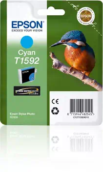 Achat EPSON T1592 cartouche d encre cyan capacité standard 1-pack blister sur hello RSE