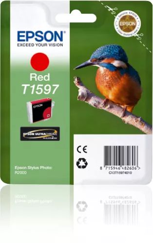 Achat EPSON T1597 cartouche d encre rouge capacité standard 1 et autres produits de la marque Epson