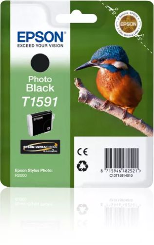 Vente EPSON T1591 cartouche d encre photo noir capacité standard au meilleur prix