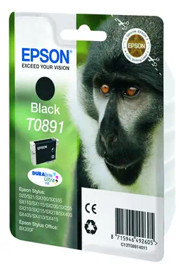 Epson Monkey Encre noire DURABrite Ultra Singe T0891 - Cartouches d'encre - visuel 2