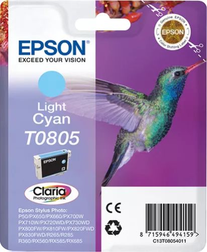 Achat Cartouches d'encre EPSON T0805 cartouche d encre cyan clair capacité standard sur hello RSE