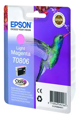 Vente EPSON T0806 cartouche d encre magenta clair capacité Epson au meilleur prix - visuel 2