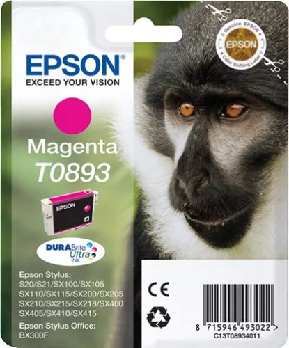 Revendeur officiel EPSON T0893 cartouche d encre magenta faible capacité 3