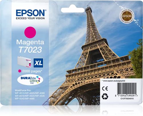 Revendeur officiel EPSON T7023 cartouche de encre magenta haute capacité 21