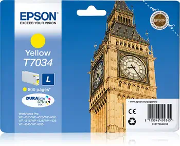 Cartouches d'encre Big Ben C13T70344010 garantie