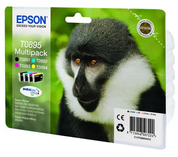 Encre DURABrite Ultra multipack 4 couleurs Singe T0895 livraison rapide