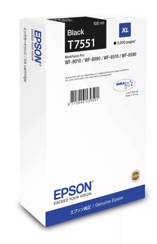 Vente Cartouches d'encre Epson Encre Noire XL (5 000 p)