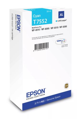 Achat Cartouches d'encre Epson Encre Cyan XL (4 000 p) sur hello RSE