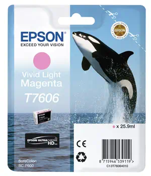 Achat Epson T7606 Vivid Magenta clair sur hello RSE