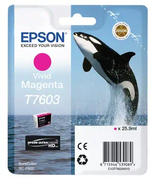 Achat Cartouches d'encre EPSON T7603 cartouche dencre magenta vif haute capacité