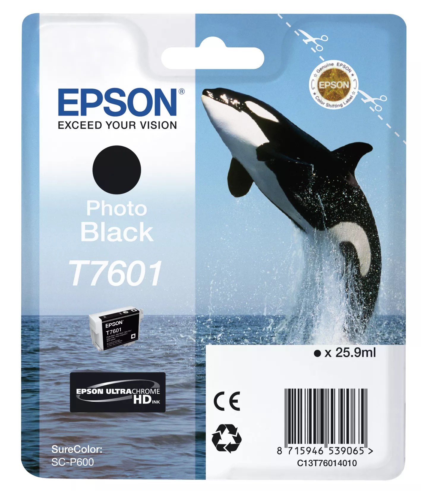 Vente Cartouches d'encre EPSON T7601 cartouche dencre photo noir haute capacité 25