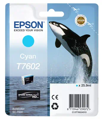 Achat Cartouches d'encre EPSON T7602 cartouche dencre cyan haute capacité 25,9ml