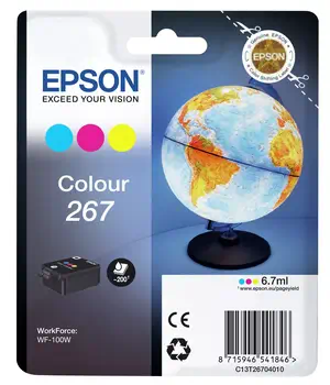 Achat Cartouches d'encre EPSON 267 cartouche dencre cyan magenta et jaune capacité sur hello RSE