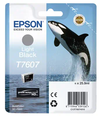 Revendeur officiel EPSON T7607 cartouche dencre noir clair haute capacité 25