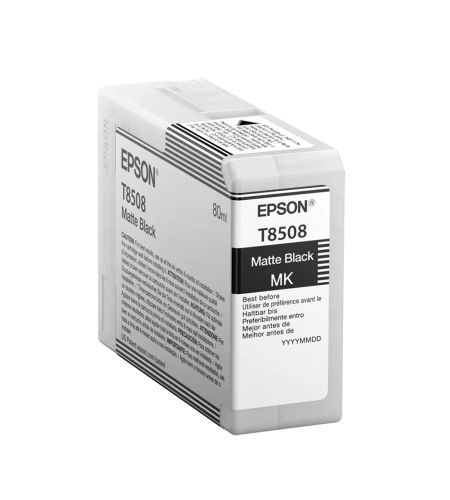 Revendeur officiel EPSON Singlepack Matte Black T850800 UltraChrome HD ink 80ml