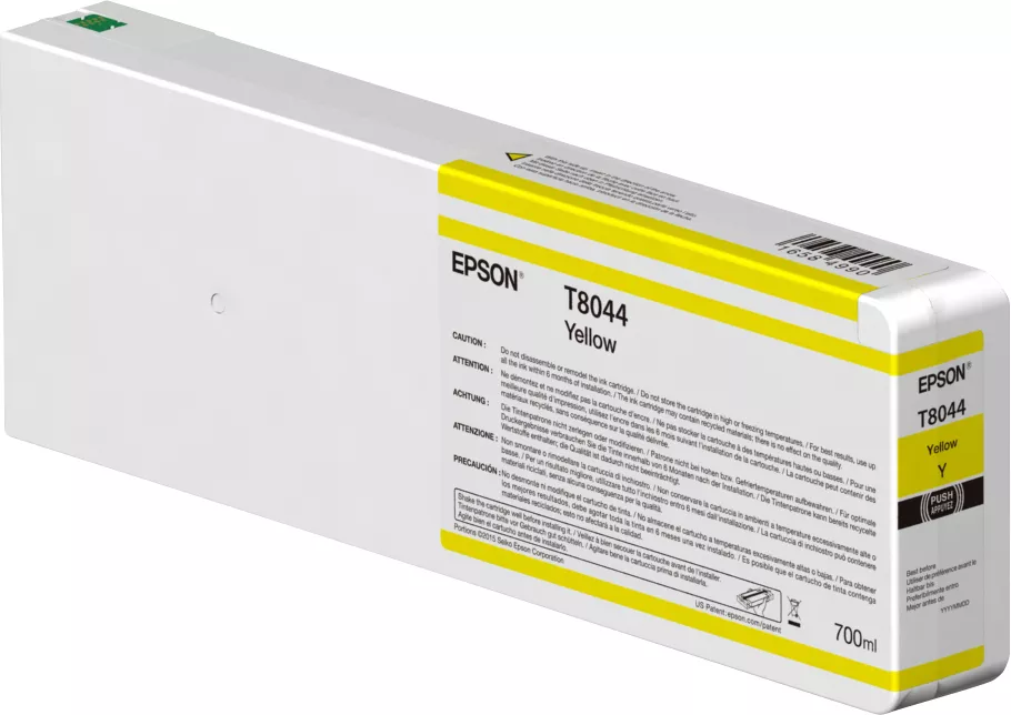 Achat Cartouches d'encre Epson Singlepack Yellow T804400 UltraChrome HDX/HD